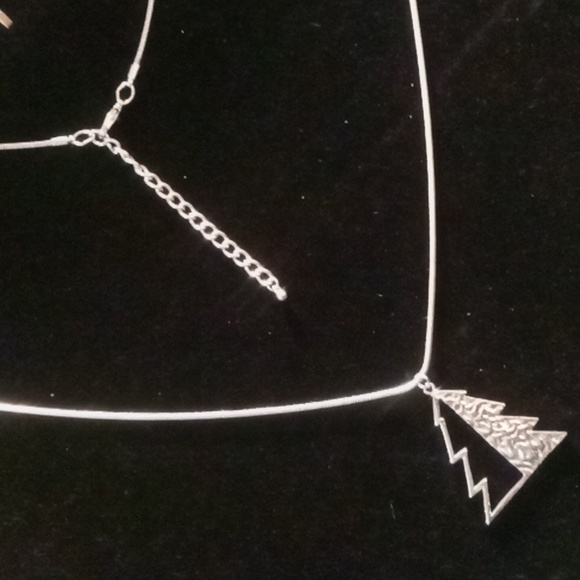 Holliday Lane Christmas tree snake chain necklace. 32 inches long - Picture 1 of 3